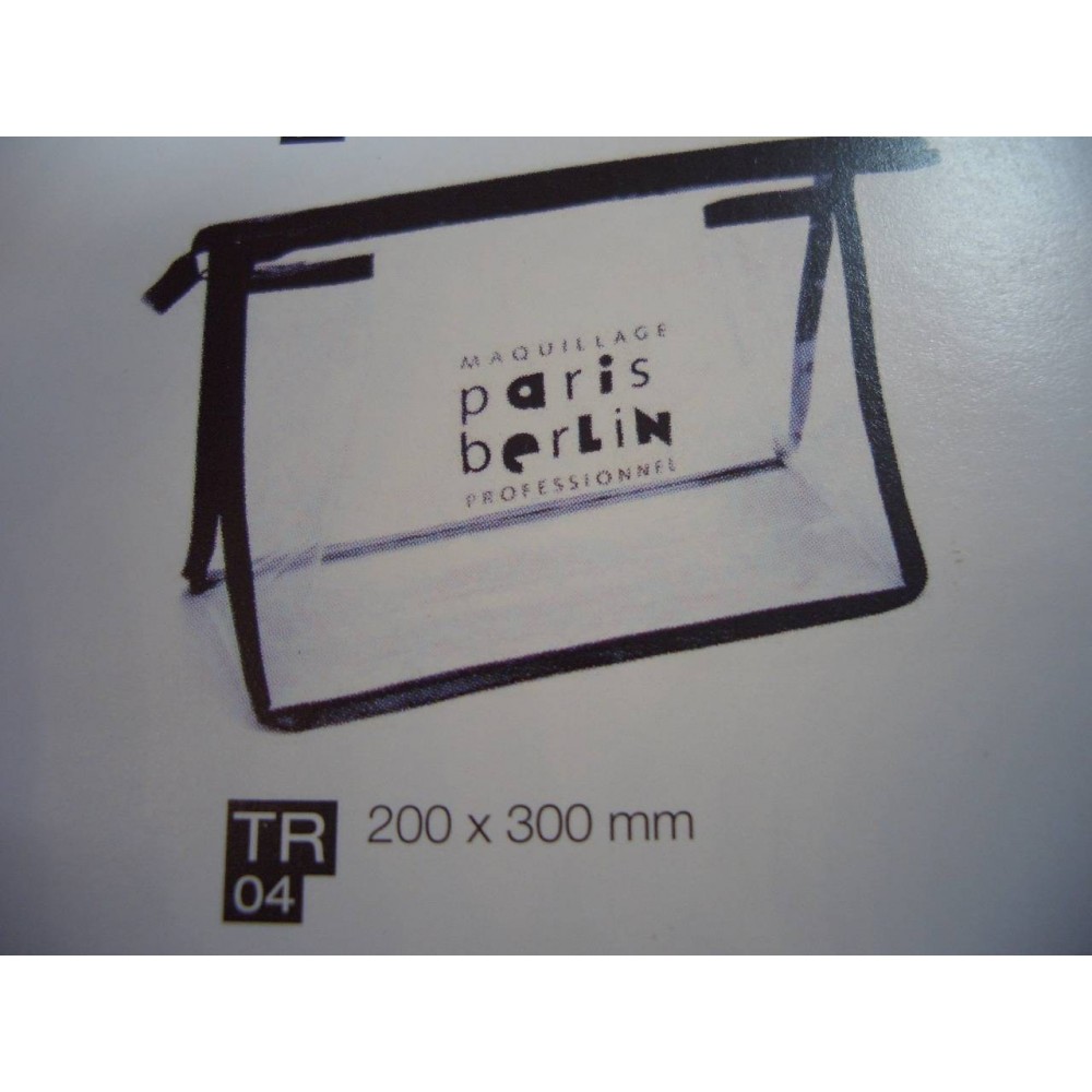 Paris Berlin Transparent Necesser PVC	200x300mm