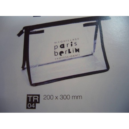 Paris Berlin Transparent Necesser PVC	200x300mm