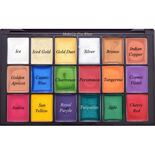Ben Nye Lumière Creme Colour Palette, 18 Color