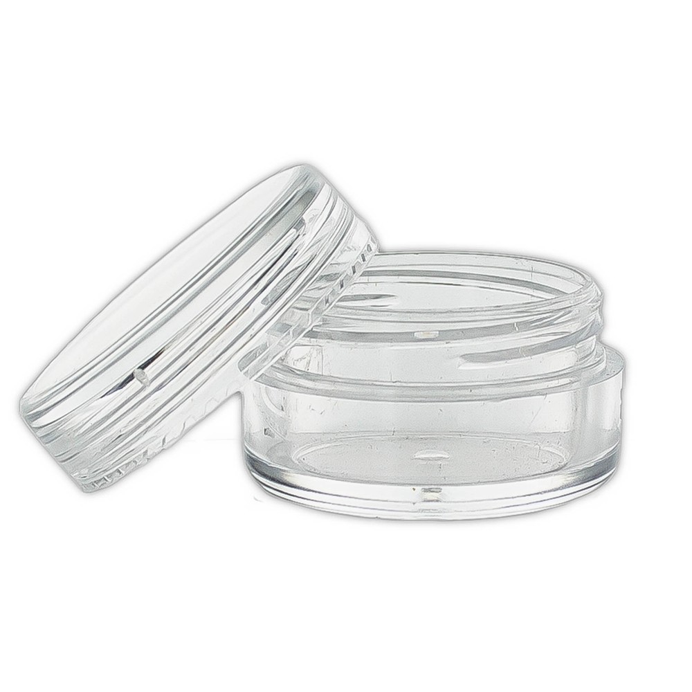 SET tégely, átlátszó + átlátszó tető 5 ml