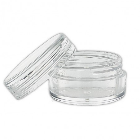 SET tégely, átlátszó + átlátszó tető 5 ml