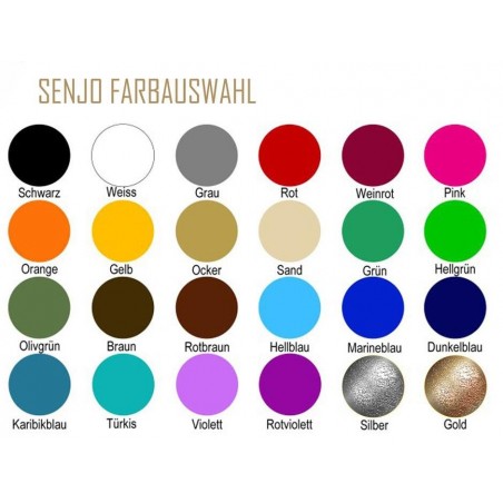 Senjo-Color Basic, fémes színek, 75 ml